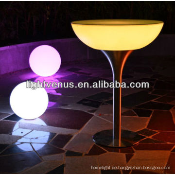 Glühende dekorative LED-drehende Tabelle RGB